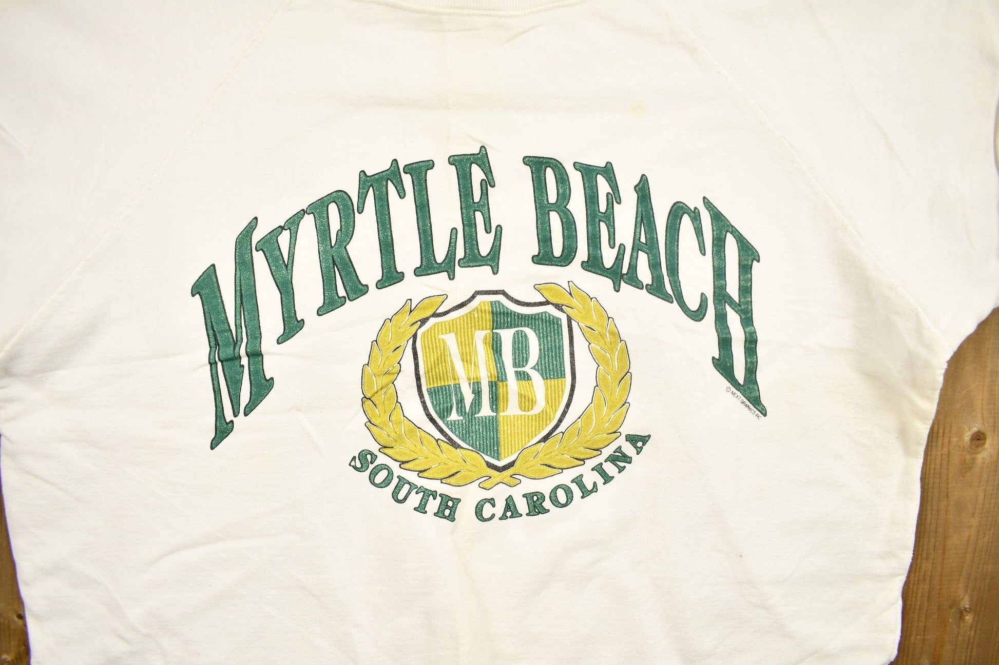 Vintage 1970s Myrtle Beach South Carolina Cropped Crewneck Sweatshirt  Women's S from propervintagecanada