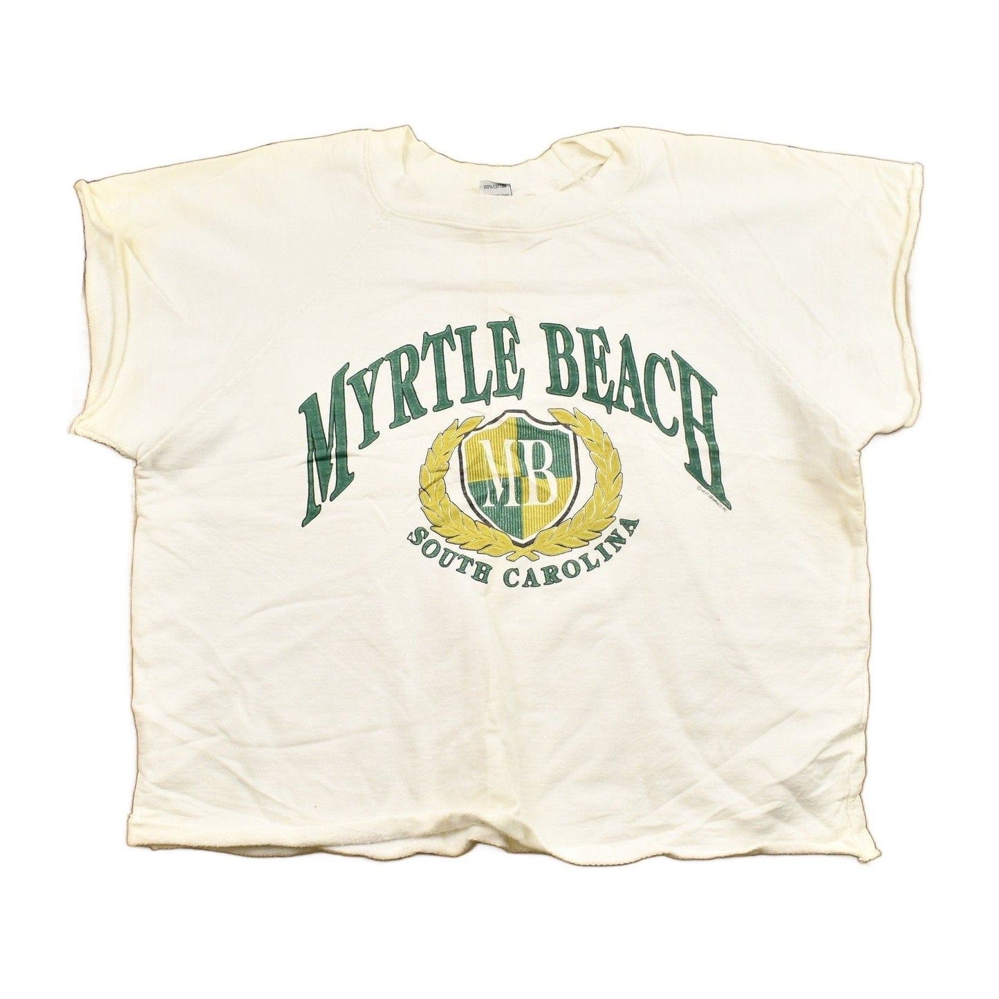 Vintage 1970s Myrtle Beach South Carolina Cropped Crewneck Sweatshirt  Women's S from propervintagecanada