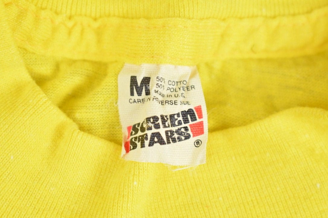 Vintage 1970s Nationwide Bank One Marathon Graphic T-Shirt Men's XS from propervintagecanada