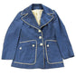 Vintage 1970s Navy Blue Blazer Jacket Women's Small from propervintagecanada