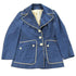 Vintage 1970s Navy Blue Blazer Jacket Women&