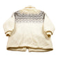 Vintage 1970s Nordic Wool Full Zip Knit Sweater Women's L from propervintagecanada