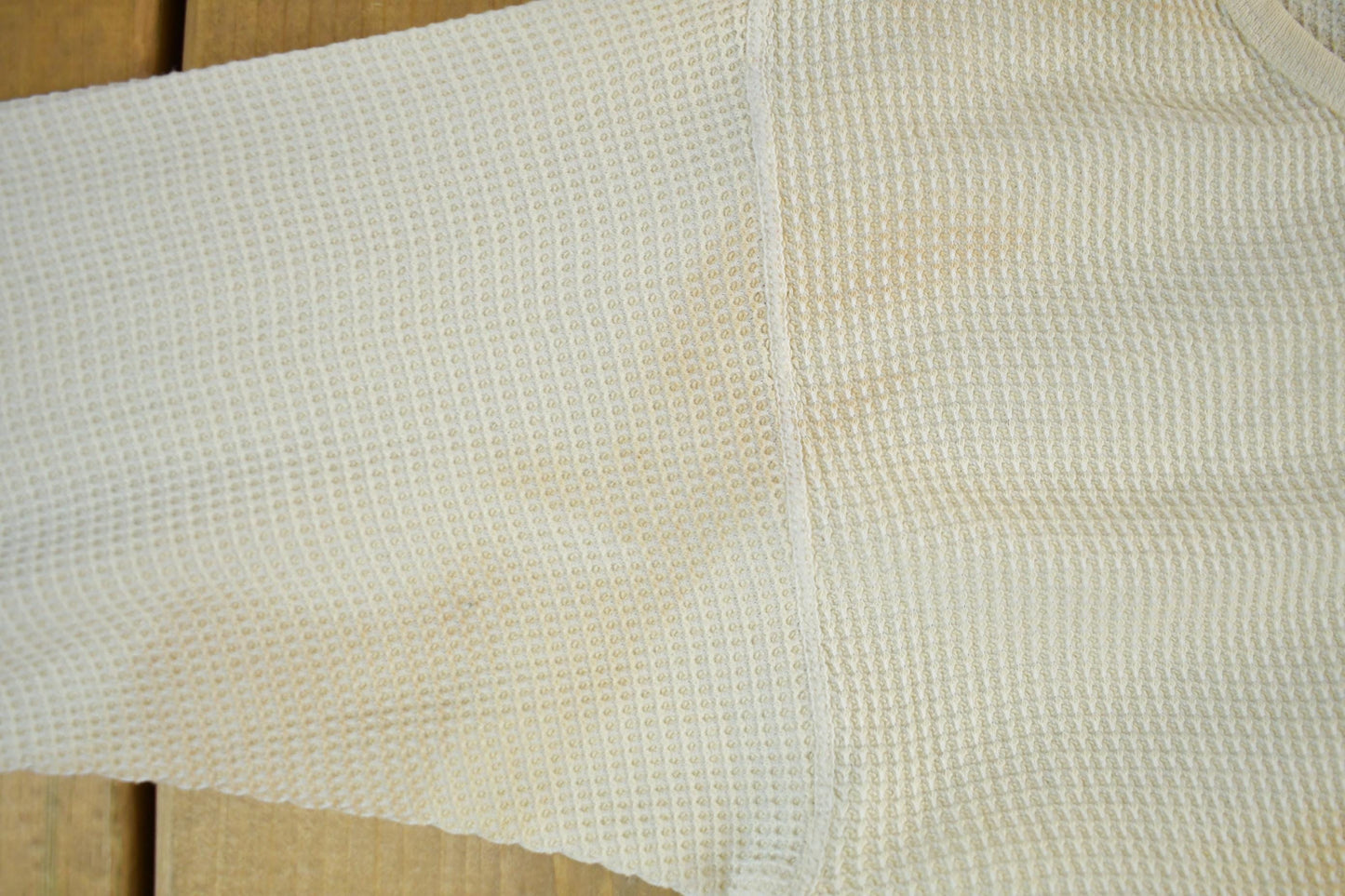 Vintage 1970s Northwest Territory Waffle Knit Long Sleeve Men's Medium from propervintagecanada