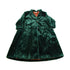 Vintage 1970s Novelti Green Acrylic Faux Fur Coat Women&