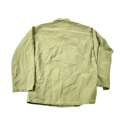 Vintage 1970s OG 107 Military Button Up Shirt Men's Medium from propervintagecanada