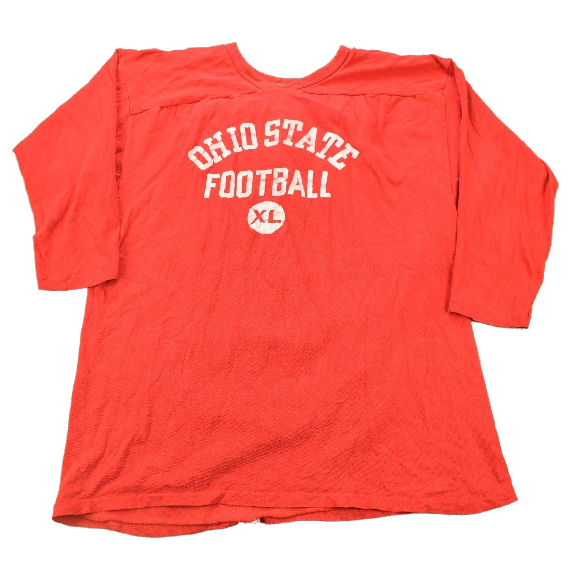 Vintage 1970s Ohio State Football Collegiate T-Shirt Men's Medium from propervintagecanada
