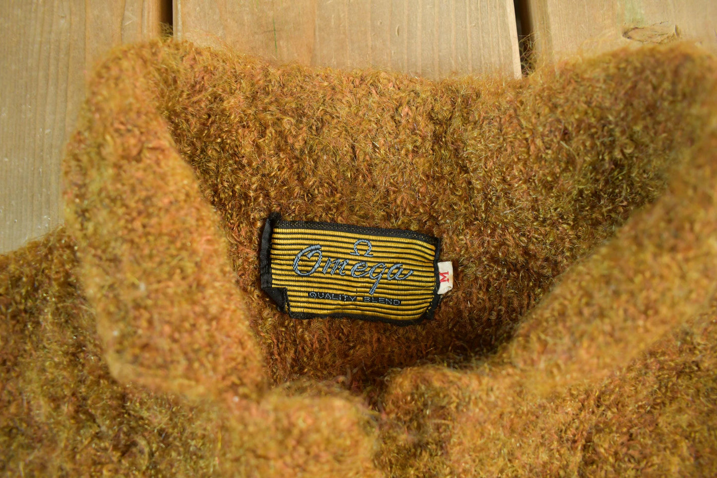 Vintage 1970s Omega Mohair Knit Cardigan Sweater Womens Small from propervintagecanada