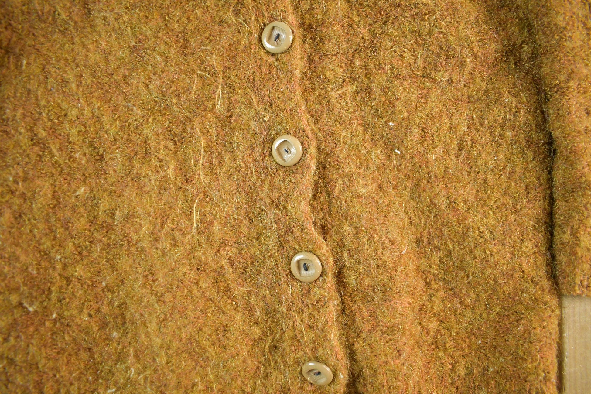 Vintage 1970s Omega Mohair Knit Cardigan Sweater Womens Small from propervintagecanada