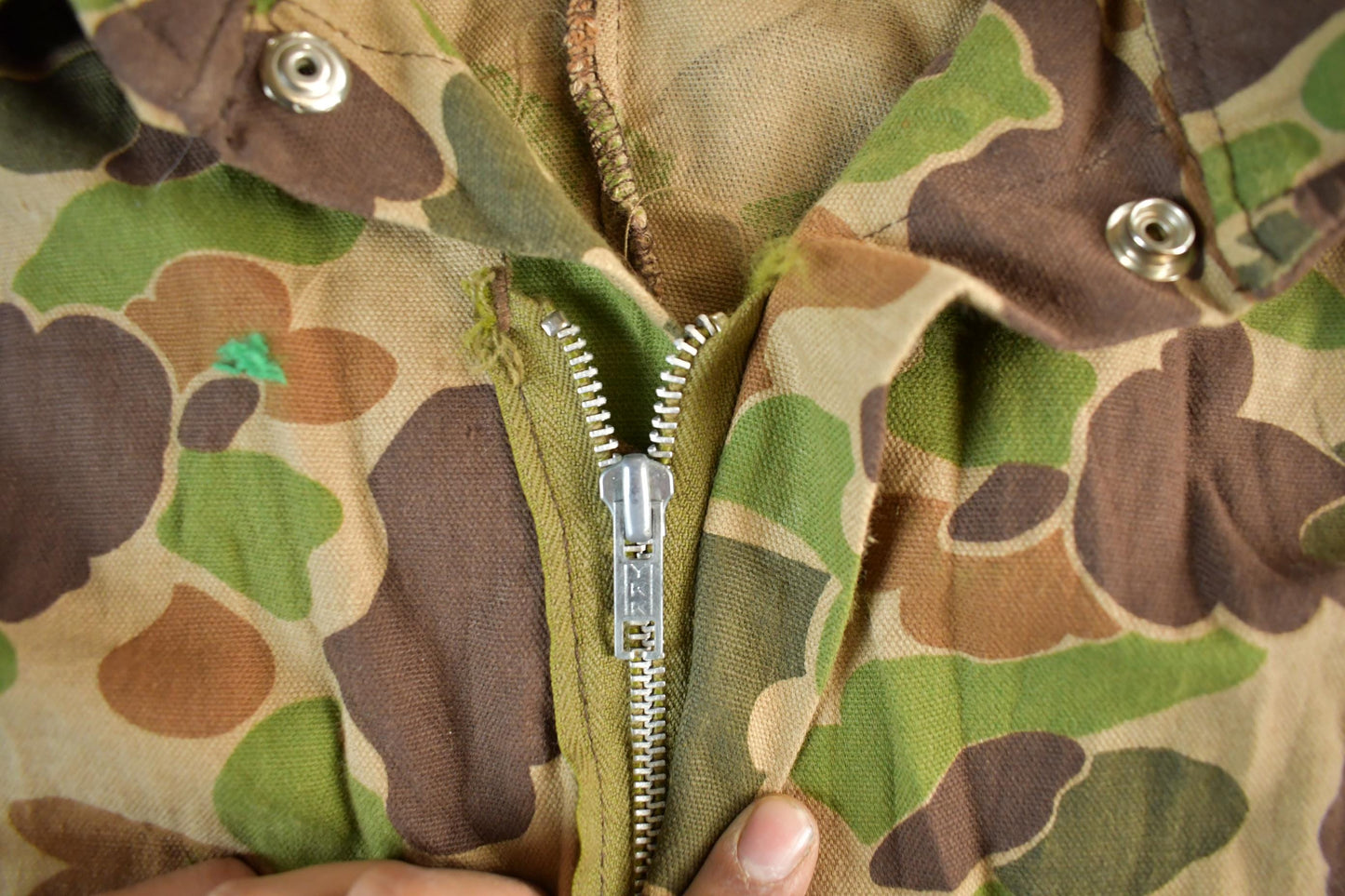 Vintage 1970s Ostling Camo Hunting Coveralls Men's Medium 33 x 27 from propervintagecanada