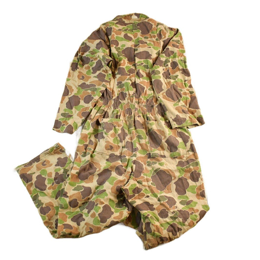 Vintage 1970s Ostling Camo Hunting Coveralls Men's Medium 33 x 27 from propervintagecanada