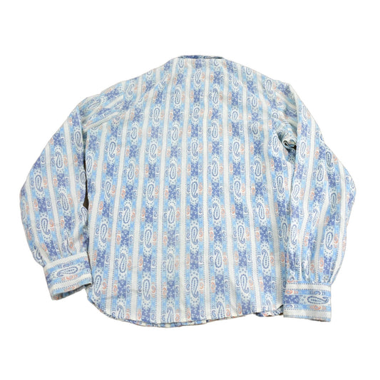 Vintage 1970s Paisley Theme Button Up ShirtMen's Medium from propervintagecanada
