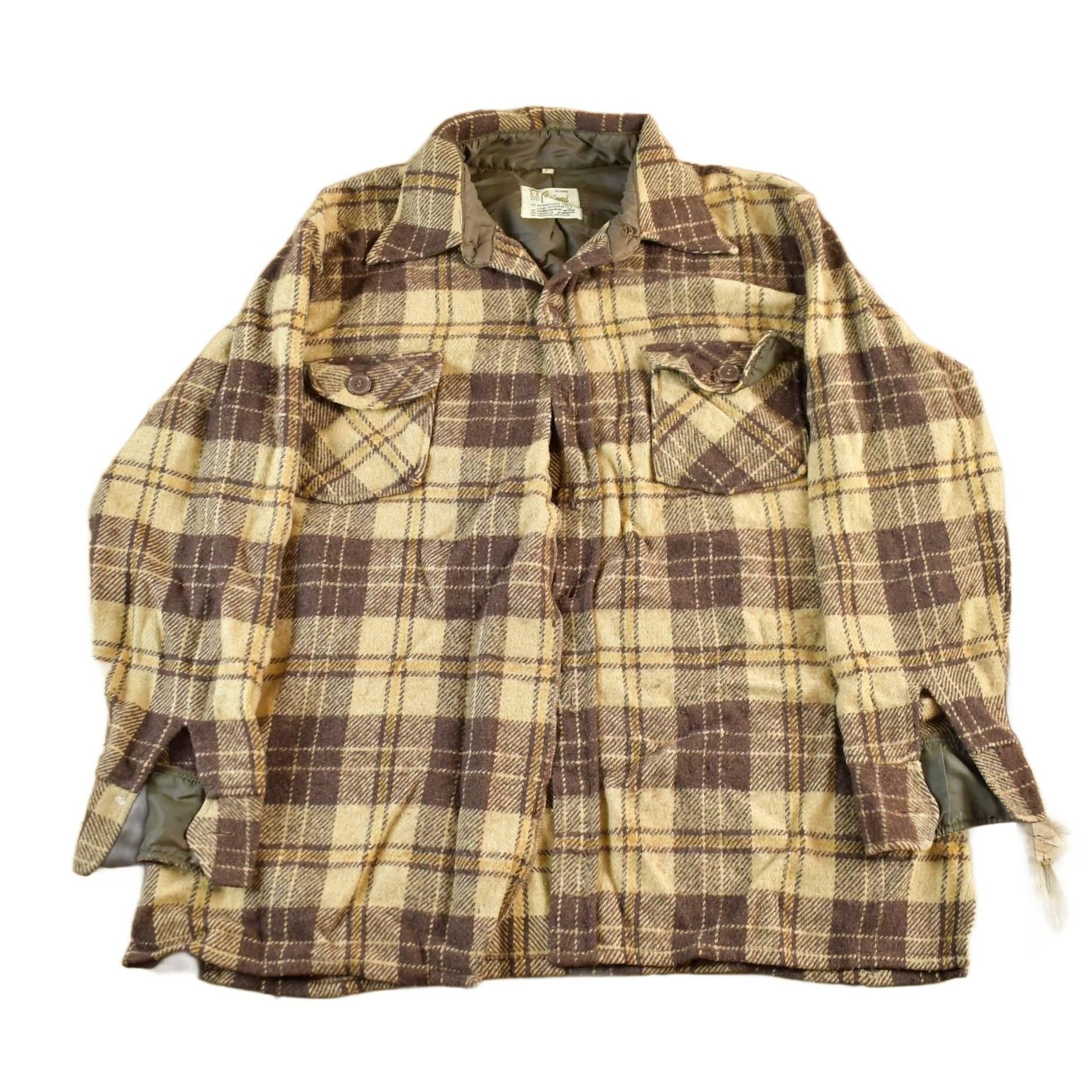 Vintage 1970s Pariani Wool Button Up Shirt Jacket Men's Large from propervintagecanada