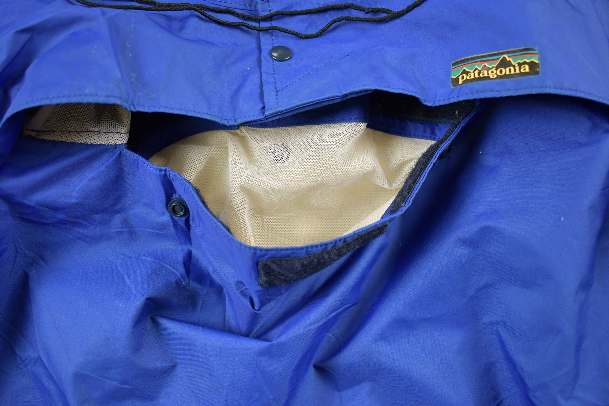 Vintage 1970s Patagonia Anorak Quarter Zip Windbreaker Jacket Men's M from propervintagecanada