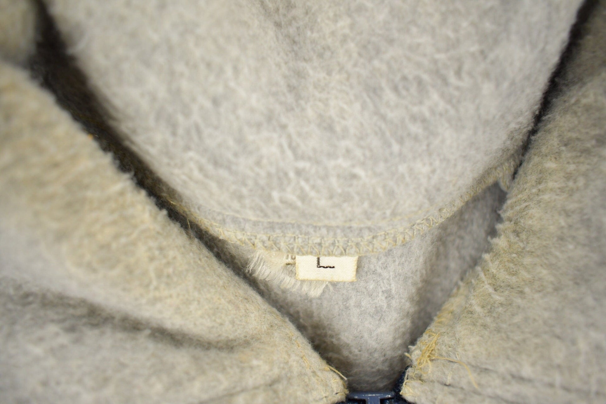 Vintage 1970s Patagonia Raglan Sleeve Full Zip Fleece Sweater Men's Medium from propervintagecanada