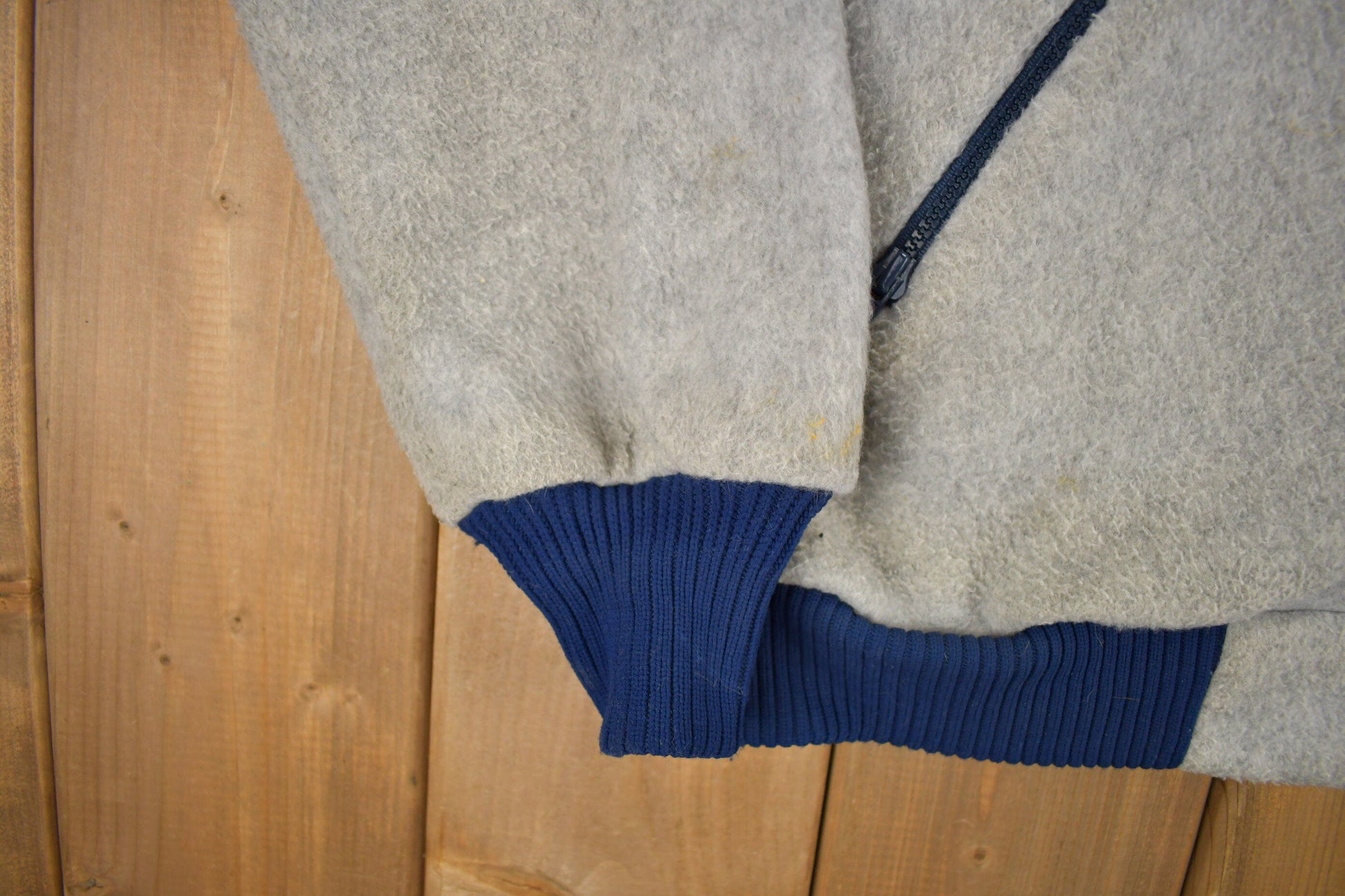 Vintage 1970s Patagonia Raglan Sleeve Full Zip Fleece Sweater Men's Medium from propervintagecanada