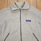 Vintage 1970s Patagonia Raglan Sleeve Full Zip Fleece Sweater Men's Medium from propervintagecanada