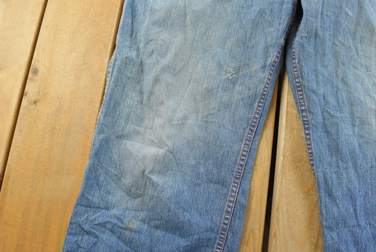Vintage 1970s Paul Bunyan Straight Leg Denim Blue Jeans Men's 32 x 27.5 from propervintagecanada