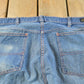 Vintage 1970s Paul Bunyan Straight Leg Denim Blue Jeans Men's 32 x 27.5 from propervintagecanada