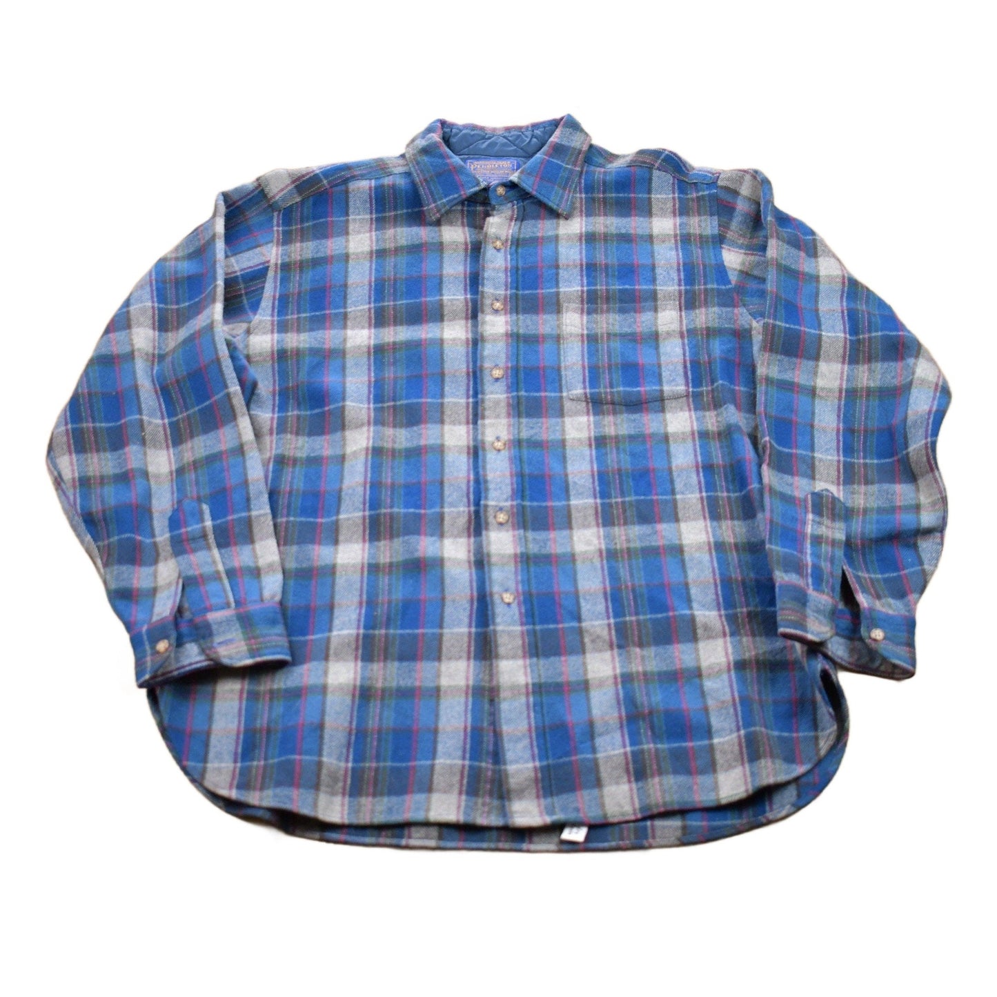 Vintage 1970s Pendleton Button Up Shirt Men's Large from propervintagecanada