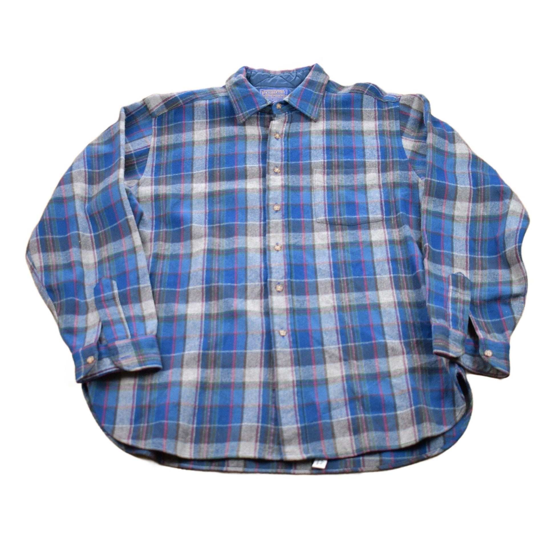 Vintage 1970s Pendleton Button Up Shirt Men's Large from propervintagecanada
