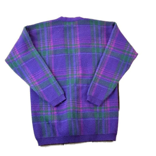 Vintage 1970s Pendleton Knit Perfect Mild Distress Cardigan Sweater M from propervintagecanada