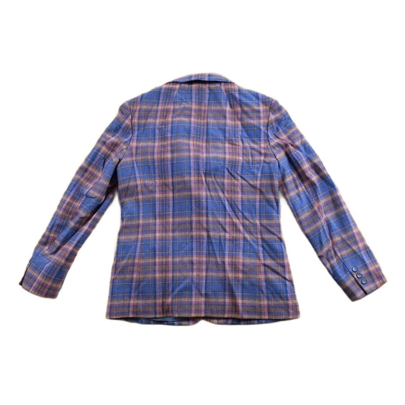 Vintage 1970s Pendleton Plaid Button Up Blazer Jacket Women's S from propervintagecanada