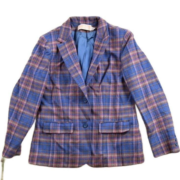 Vintage 1970s Pendleton Plaid Button Up Blazer Jacket Women's S from propervintagecanada
