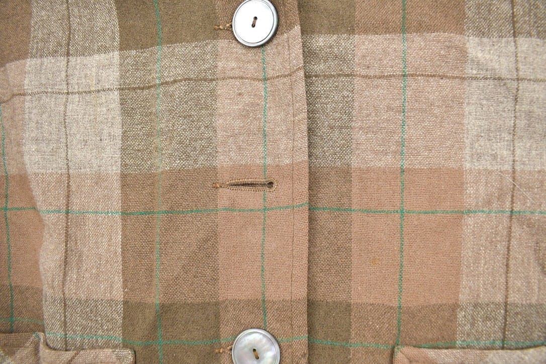 Vintage 1970s Pendleton Plaid Button Up Blazer Shirt / 100% Virgin Wool / Outdoorsman / True Vintage / Casual Wear / Made In USA / Flannel from propervintagecanada