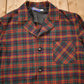 Vintage 1970s Pendleton Plaid Button Up Blazer Shirt Men's Medium from propervintagecanada