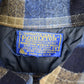Vintage 1970s Pendleton Plaid Button Up Board Shirt / 100% Virgin Wool / Loop Button / Outdoor / True Vintage / Made In USA / Blue Flannel from propervintagecanada