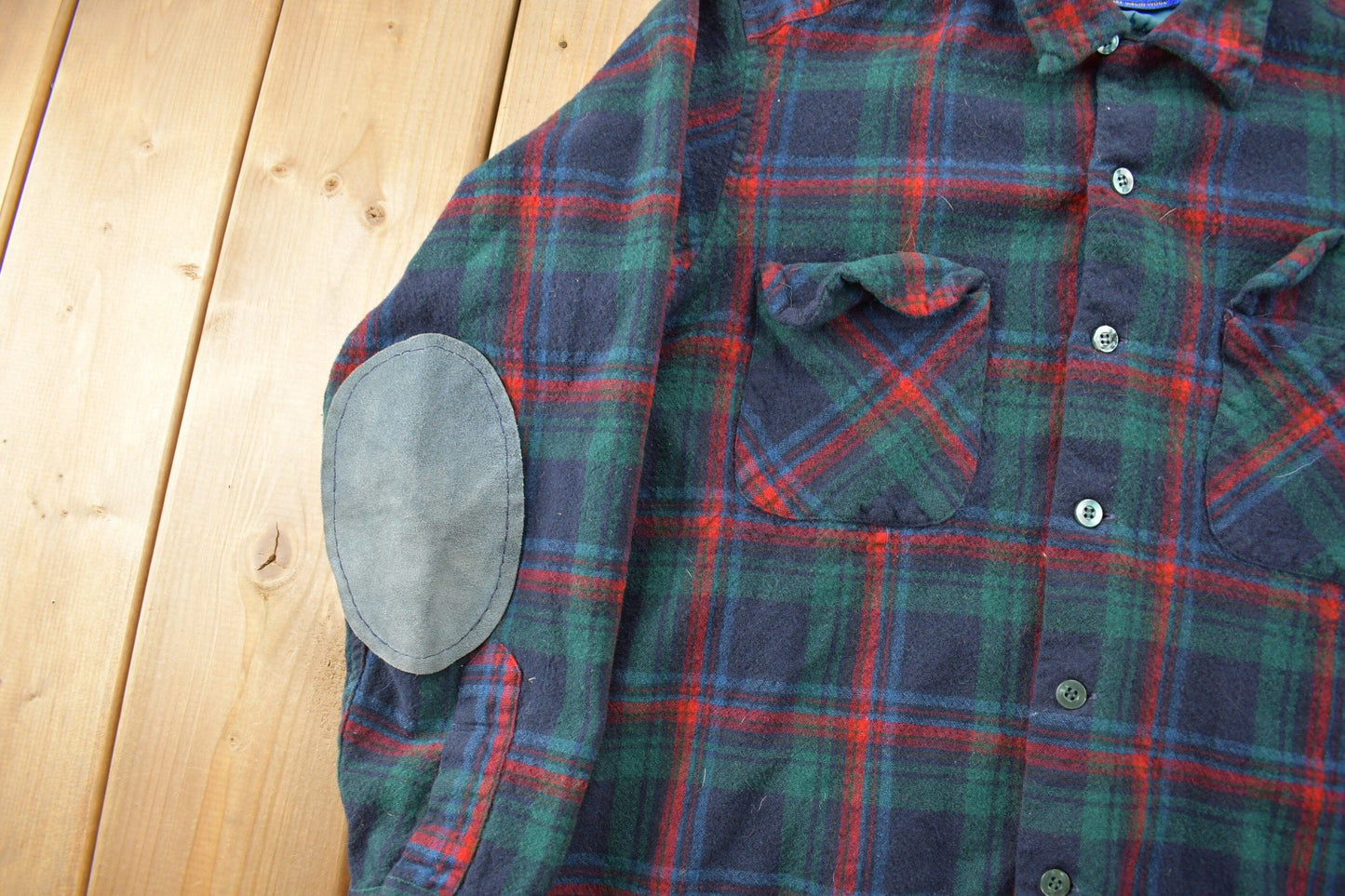 Vintage 1970s Pendleton Plaid Button Up Board Shirt Men's Medium from propervintagecanada