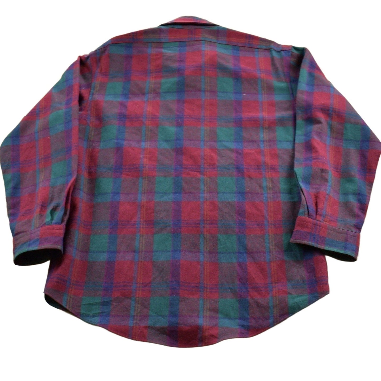 Vintage 1970s Pendleton Plaid Button Up Shirt Vintage Flannel Men's Medium from propervintagecanada
