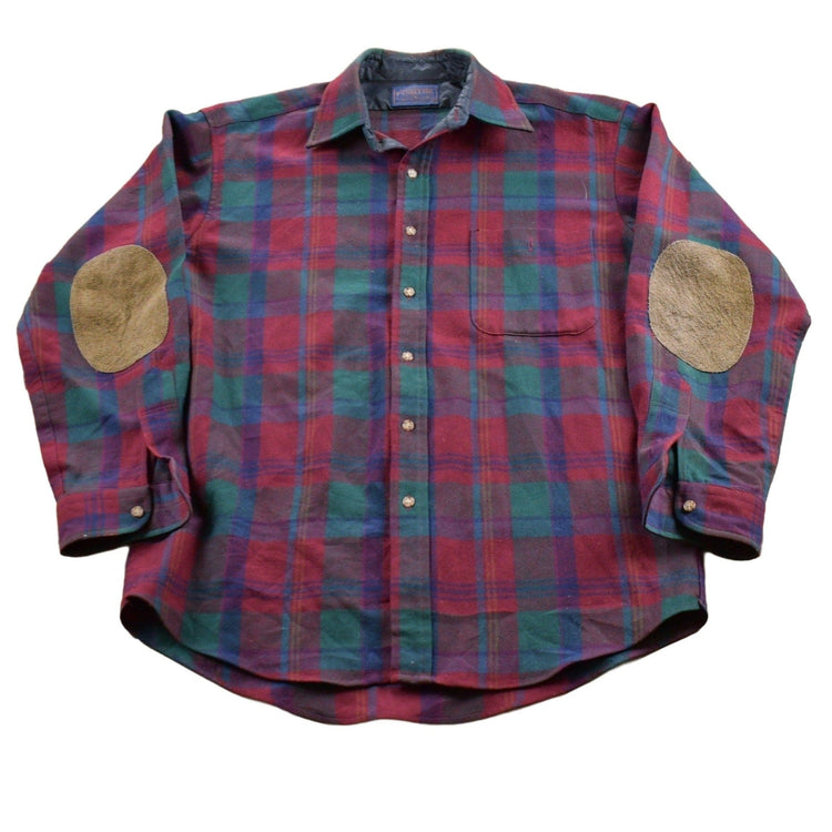 Vintage 1970s Pendleton Plaid Button Up Shirt Vintage Flannel Men's Medium from propervintagecanada