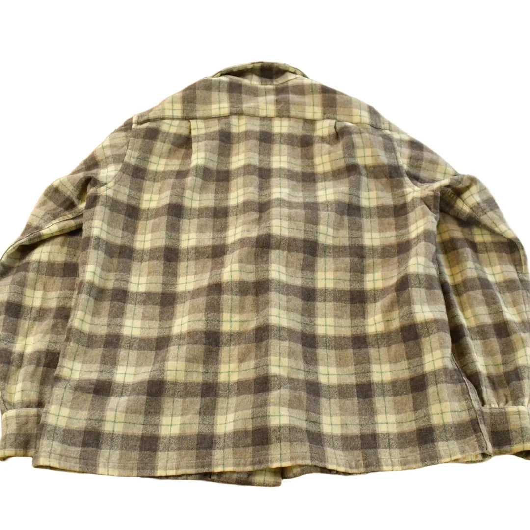 Vintage 1970s Pendleton Wool Flannel Button Up Shirt Men's M from propervintagecanada