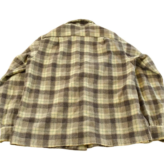 Vintage 1970s Pendleton Wool Flannel Button Up Shirt Men's M from propervintagecanada