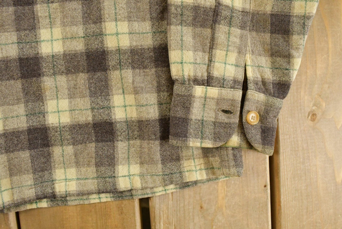 Vintage 1970s Pendleton Wool Flannel Button Up Shirt Men's M from propervintagecanada