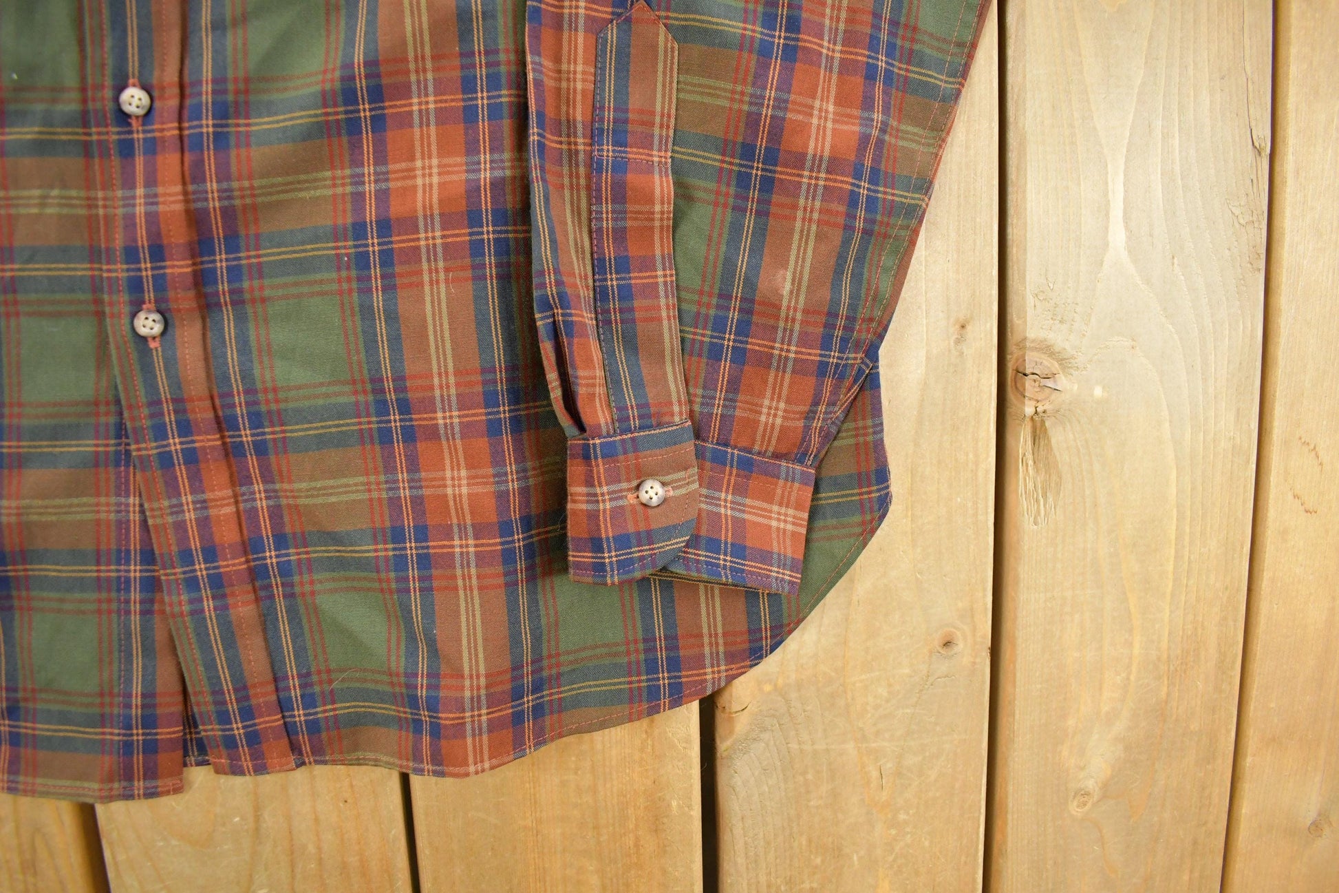 Vintage 1970s Pendleton Wool Flannel Button Up Shirt Men's XL from propervintagecanada