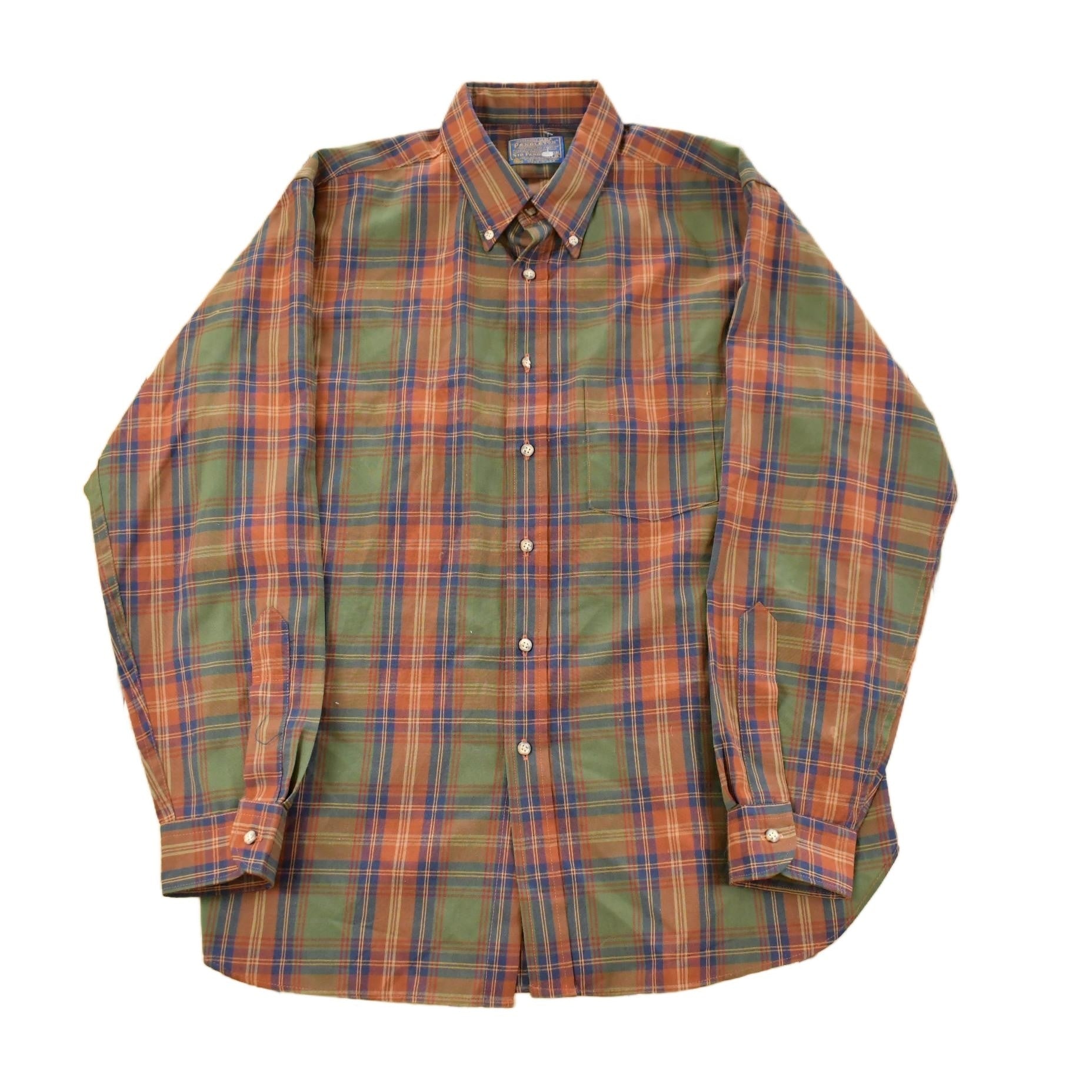 Vintage 1970s Pendleton Wool Flannel Button Up Shirt Men's XL from propervintagecanada
