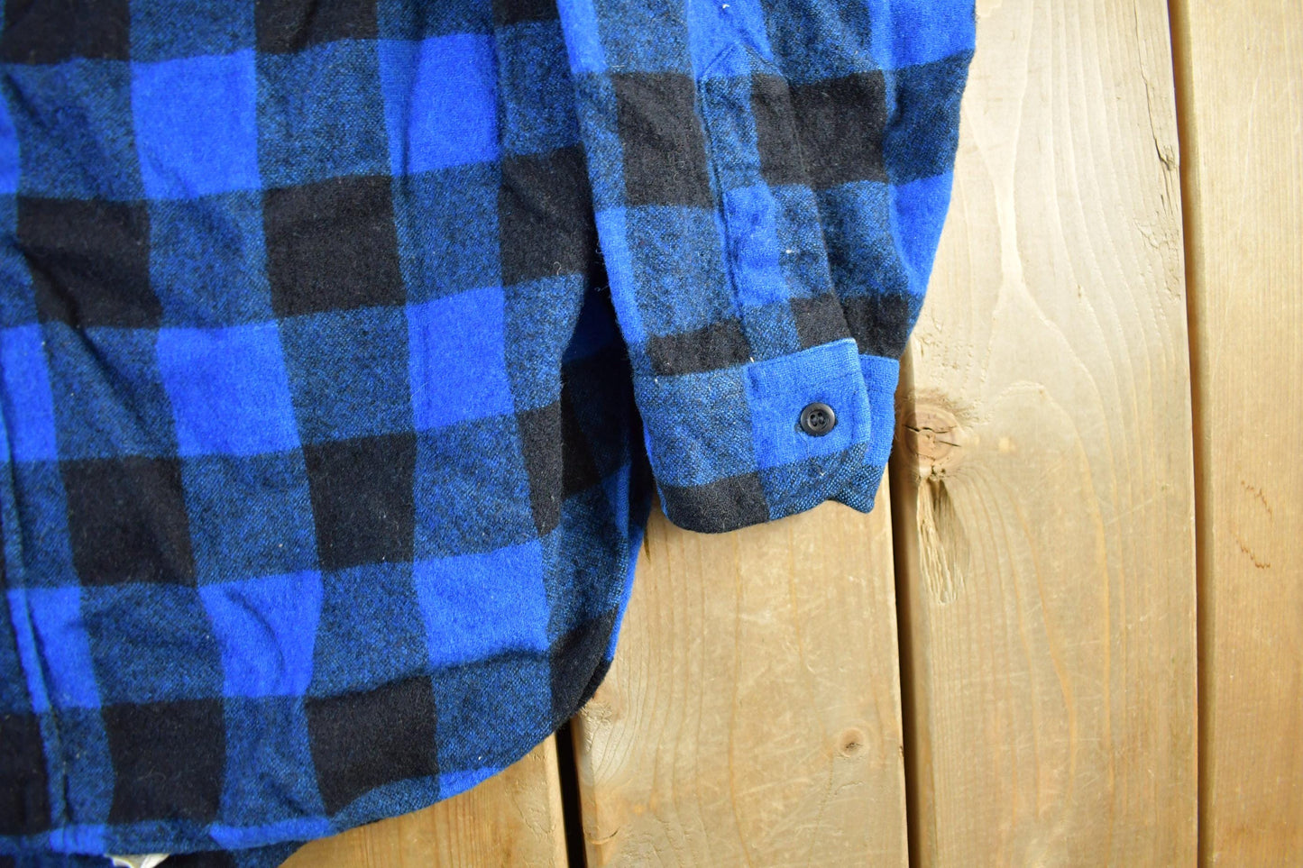 Vintage 1970s Pendleton Wool Flannel Shirt Jacket Men's Large / Shacket True Vintage / 70s Plaid Outdoors / Lumberjack / Made in USA from propervintagecanada