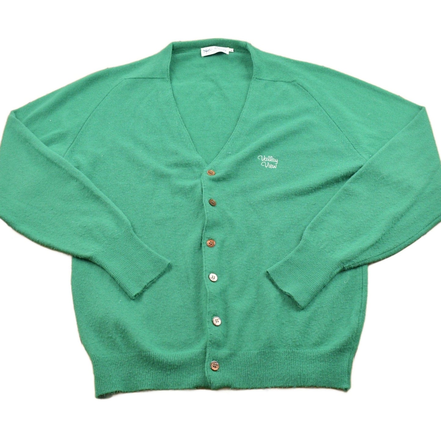 Vintage 1970s Pickering Valley View Cardigan Sweater Men's Large from propervintagecanada