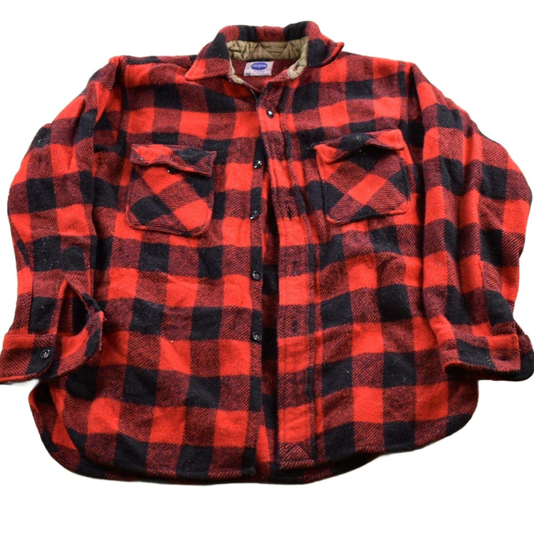 Vintage 1970s Pilgrim Plaid Button Up Shirt Men's Medium from propervintagecanada