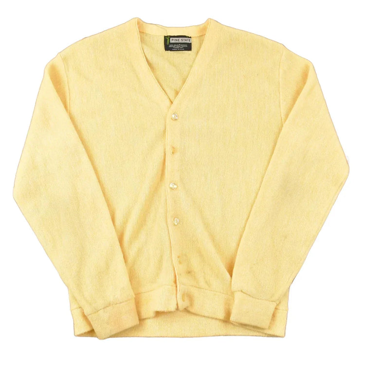 Vintage 1970s Pine State Golf Knit Cardigan Sweater Men's S from propervintagecanada