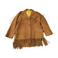 Vintage 1970s Pioneer Wear Fringe Leather Jacket from propervintagecanada