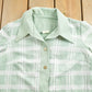 Vintage 1970s Plaid Button Up Shirt Men's Medium from propervintagecanada
