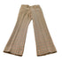 Vintage 1970s Pleated Checkered Plaid Pants Men&