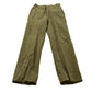 Vintage 1970s Pleated Military Wool Trousers Men's 28 x 30 from propervintagecanada