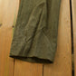 Vintage 1970s Pleated Military Wool Trousers Men's 28 x 30 from propervintagecanada