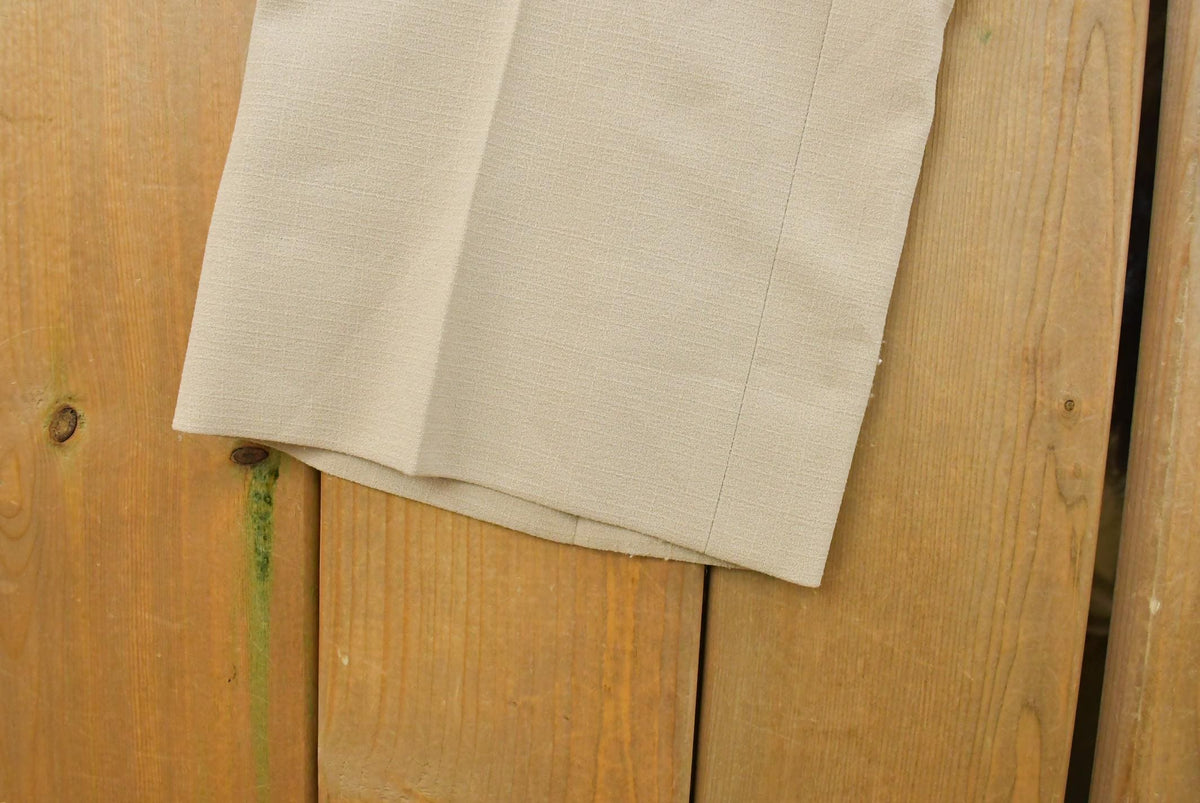 Vintage 1970s Pleated Trousers Men's 33 x 27 from propervintagecanada