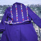 Vintage 1970s Purple Wool Overcoat Men's Small from propervintagecanada