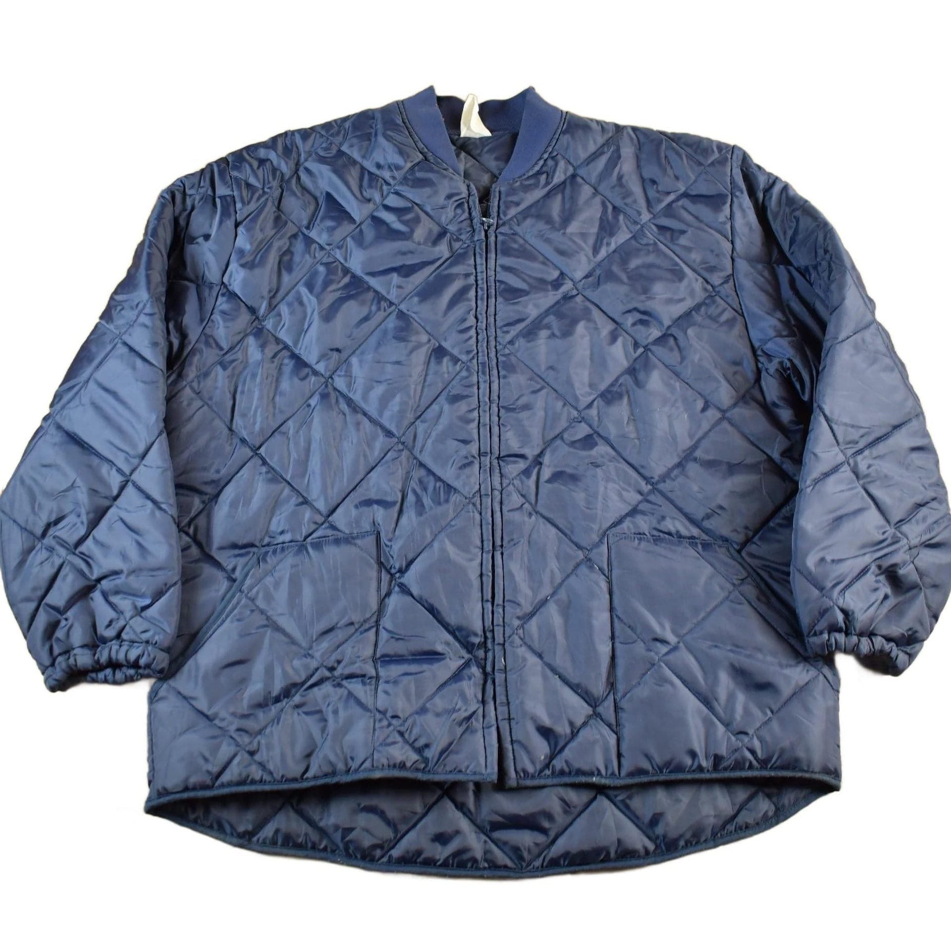 Vintage 1970s Quilted Hunting Jacket Men's XL from propervintagecanada